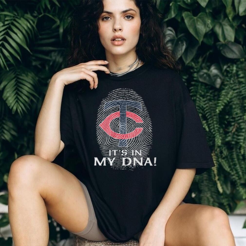 Minnesota Twins Baseball “It’s In My DNA” Fingerprint Graphic T Shirt