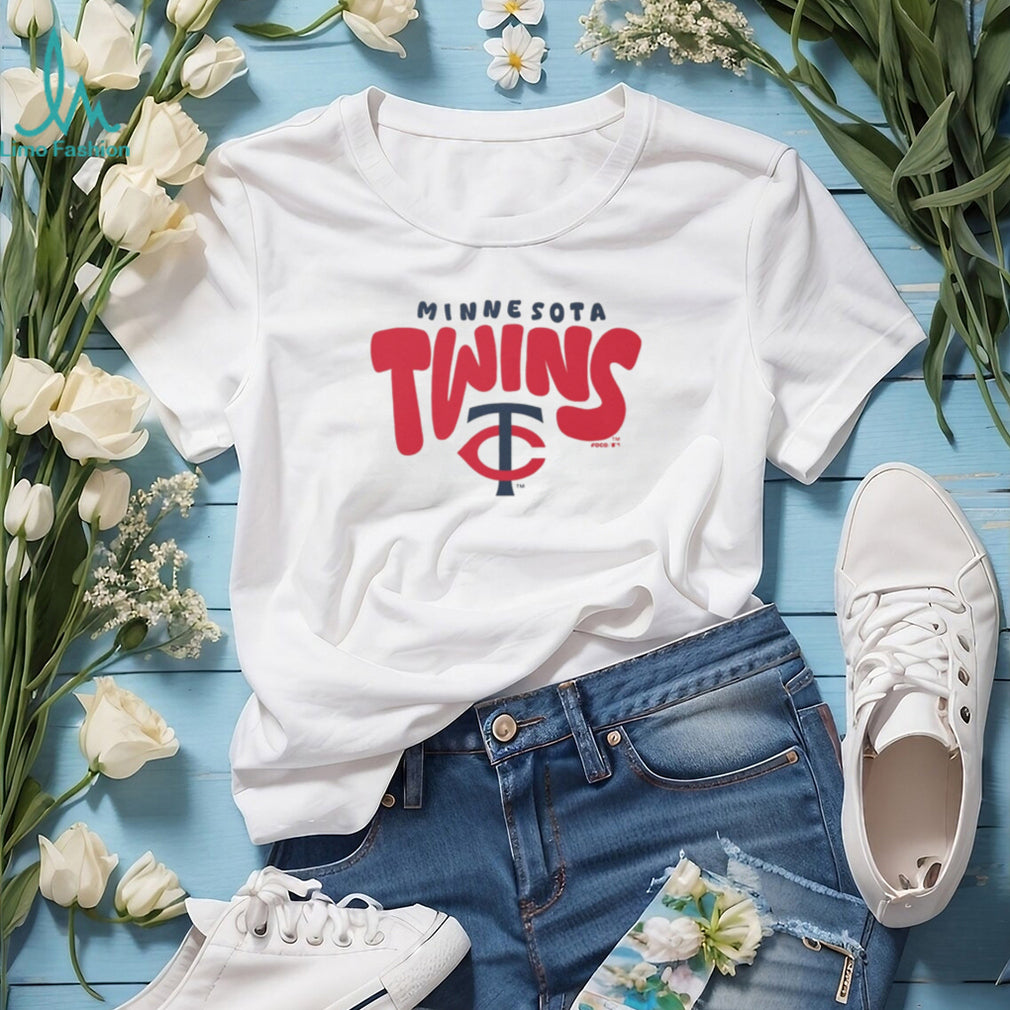 Minnesota Twins TC Logo Vintage Style Oatmeal Heather T shirt