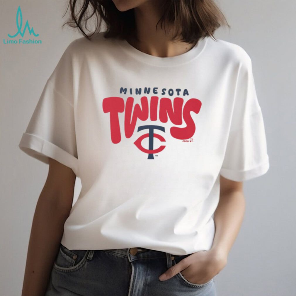 Minnesota Twins TC Logo Vintage Style Oatmeal Heather T shirt