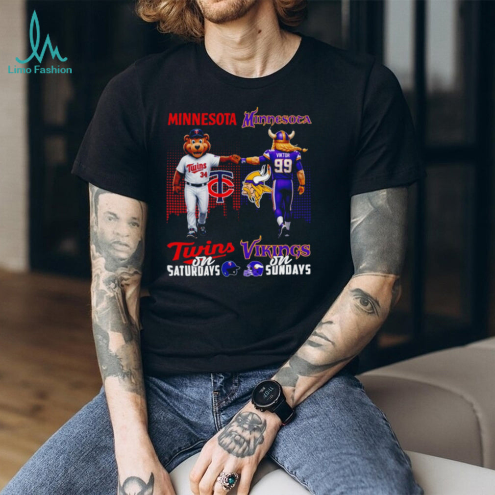Minnesota Twins and Vikings Gameday Saturdays and Sundays T Shirt Minnesota Sports Fan T shirt