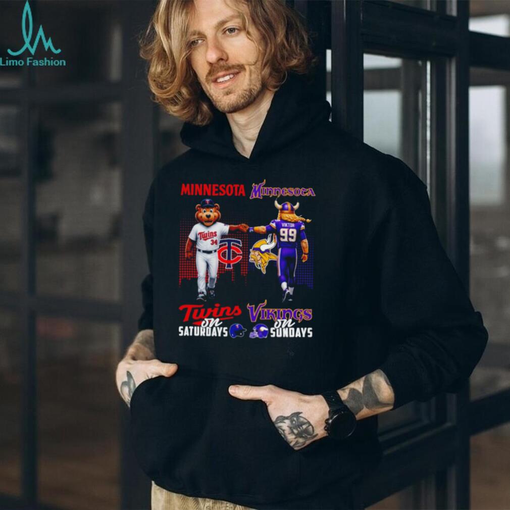 Minnesota Twins and Vikings Gameday Saturdays and Sundays T Shirt Minnesota Sports Fan T shirt