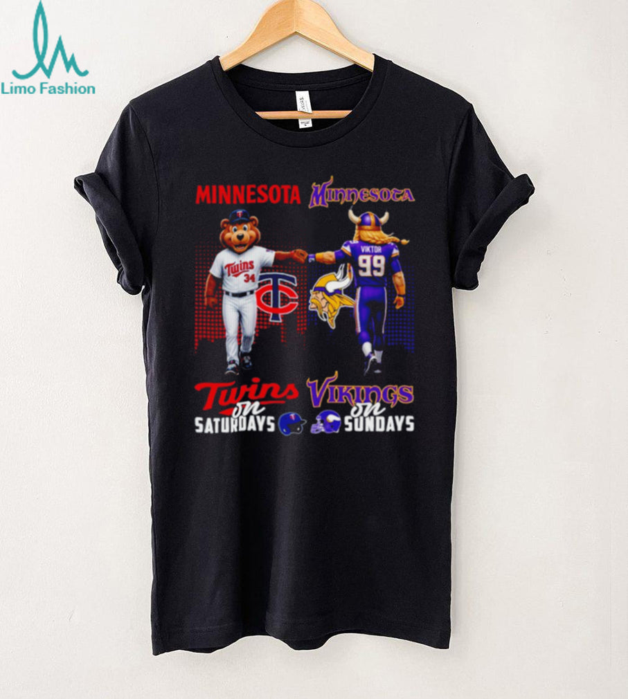 Minnesota Twins and Vikings Gameday Saturdays and Sundays T Shirt Minnesota Sports Fan T shirt