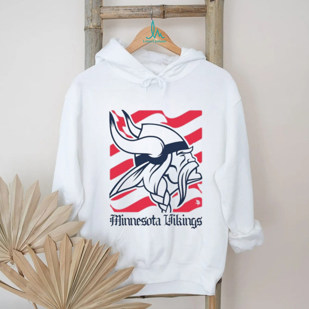 Minnesota Vikings American 250th Flag Heritage Wordmark shirt