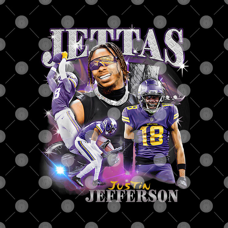 Minnesota Vikings Justin Jefferson Jetta T Shirt