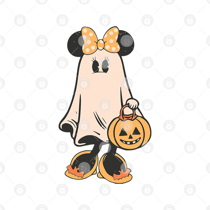 Minnie Halloween Couple T Shirt