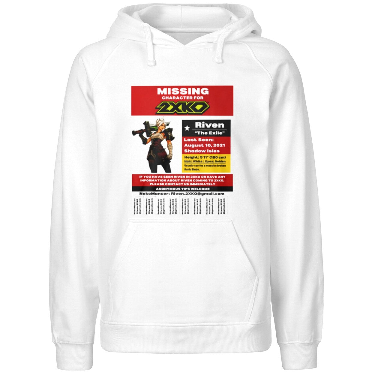 Missing Character For 2XKO Shirt