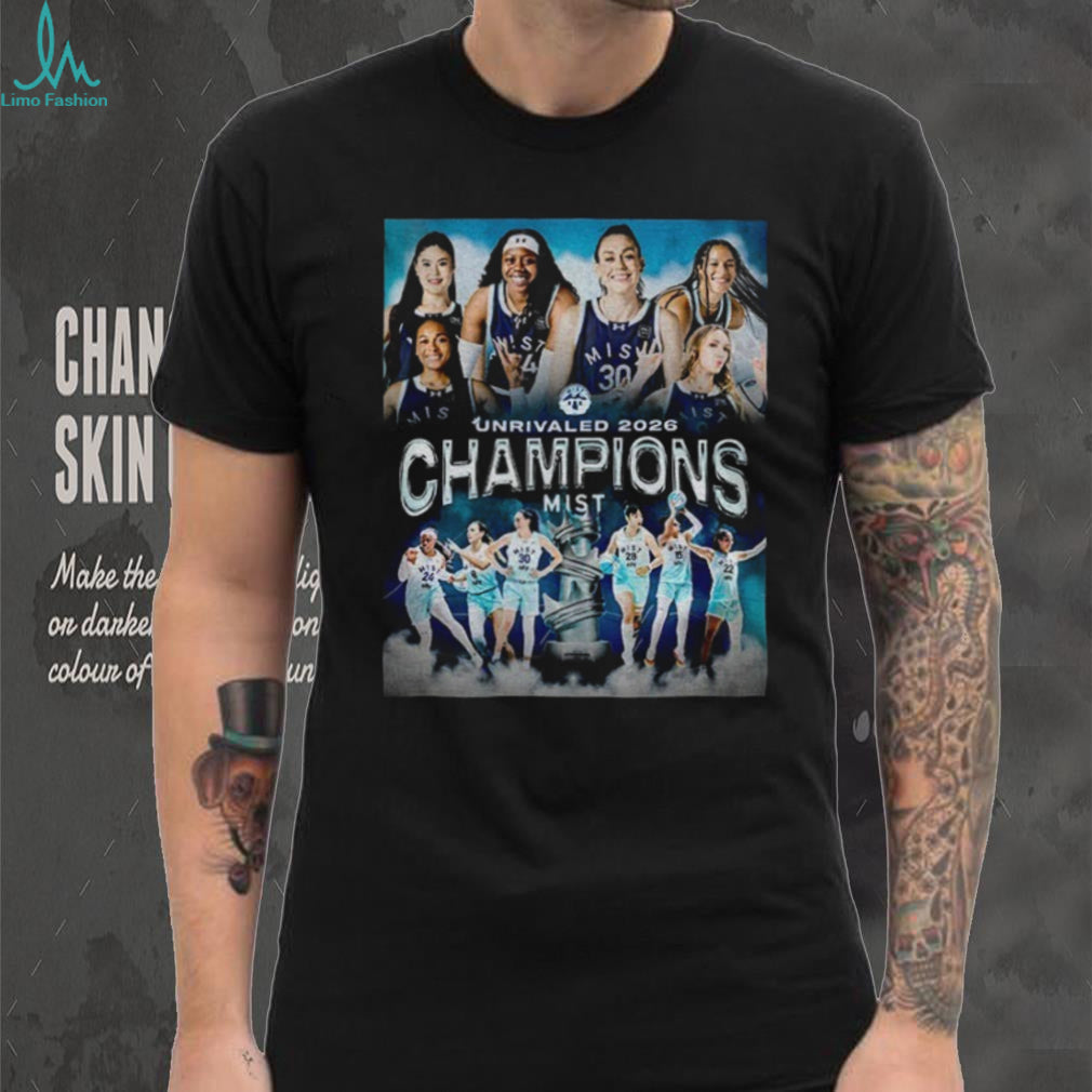 Mist Women’s Basketball Club Unrivaled 2026 Champions T Shirt