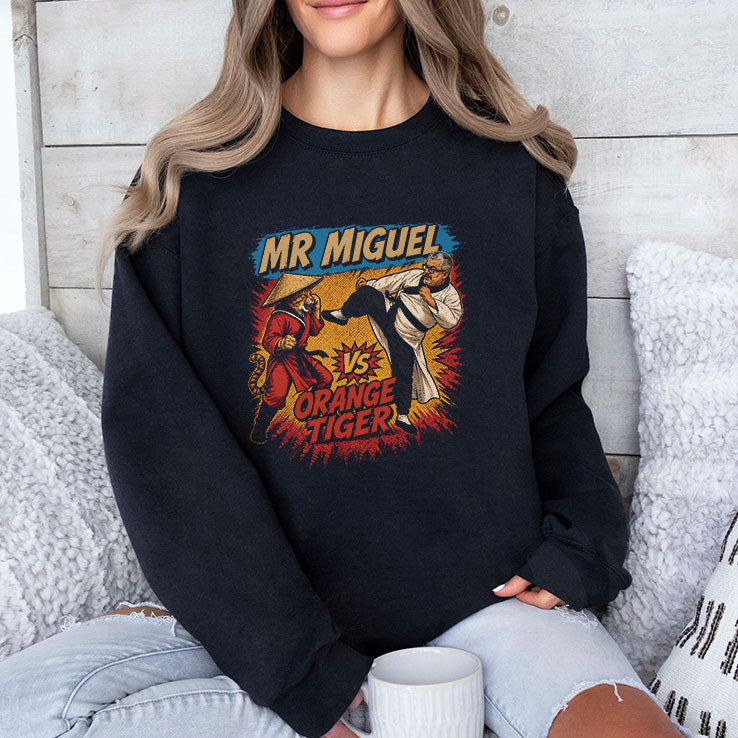 Mistah Miguel Kung Fu Cat Design T Shirt