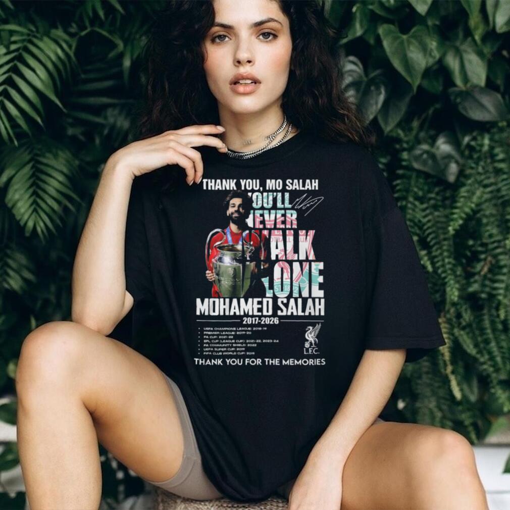 Mo Salah Liverpool You’ll Never Walk Alone Legend Memories T Shirt