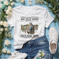 Model Train Enthusiast Old Man Hobbyist Graphic Shirt