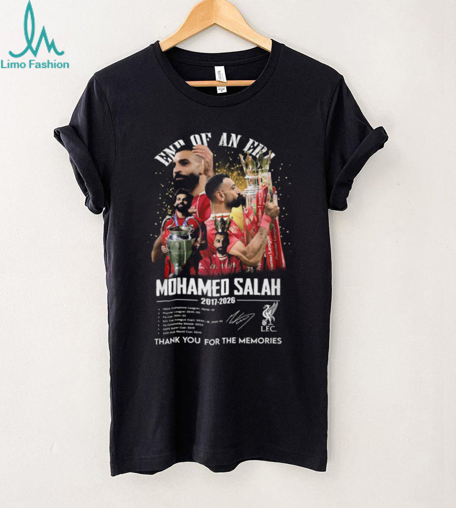 Mohamed Salah End of An Era Liverpool 2017 2026 Tribute T Shirt