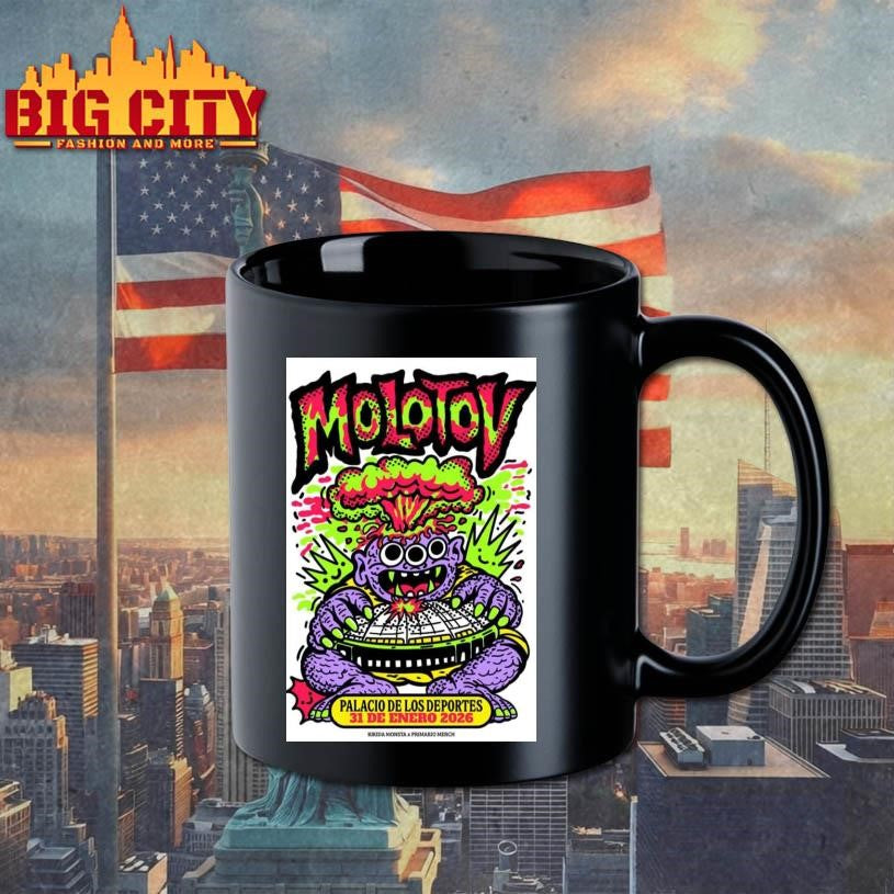 Molotov Palacio De Los Deportes January 31 2026 Concert Poster Shirt