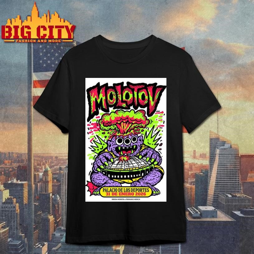 Molotov Palacio De Los Deportes January 31 2026 Concert Poster Shirt