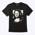 Mona Lisa Headphones Annoyed T Shirt