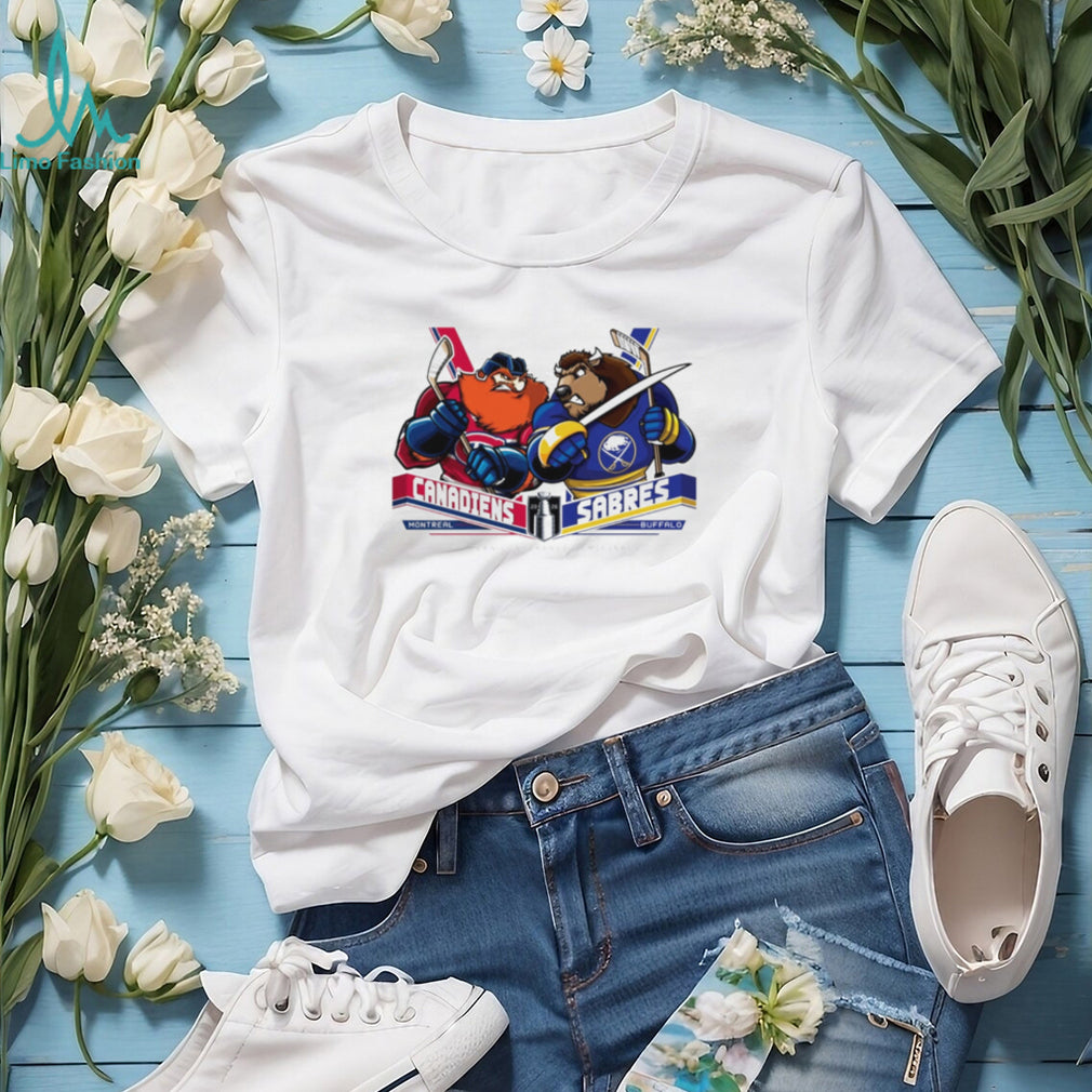 Montreal Canadiens vs Buffalo Sabres Eastern Conference Semifinals 2026 Retro Vintage Men Women Fans T Shirt