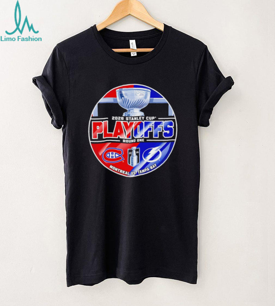 Montreal vs Tampa Bay 2026 Stanley Cup Playoffs Round 1 Matchup T Shirt