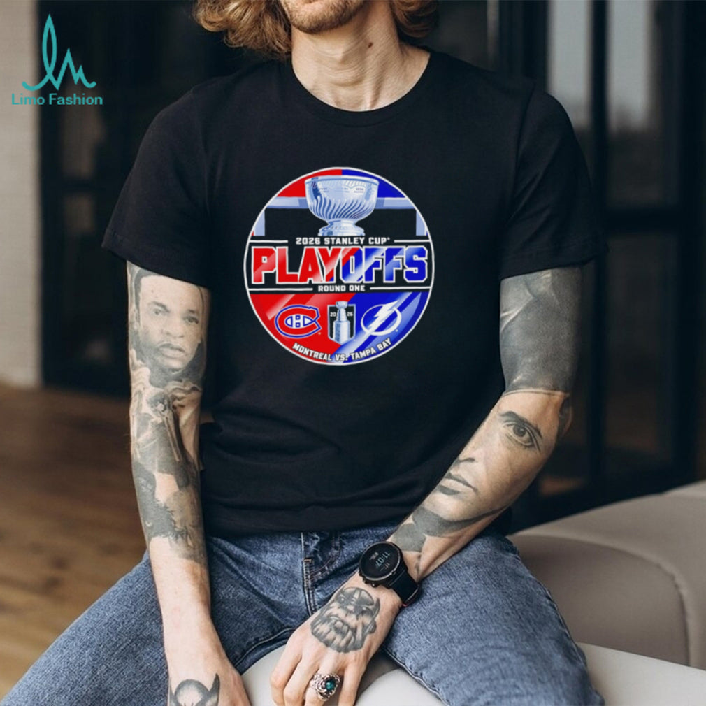 Montreal vs Tampa Bay 2026 Stanley Cup Playoffs Round 1 Matchup T Shirt