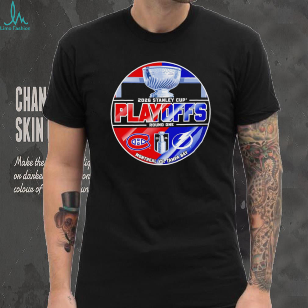 Montreal vs Tampa Bay 2026 Stanley Cup Playoffs Round 1 Matchup T Shirt