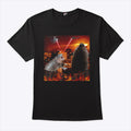 Moo Deng And Pesto Battle Destroy City Fire Scene T Shirt