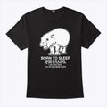 Moo Deng Born To Sleep World Is A Zoo T Shirt