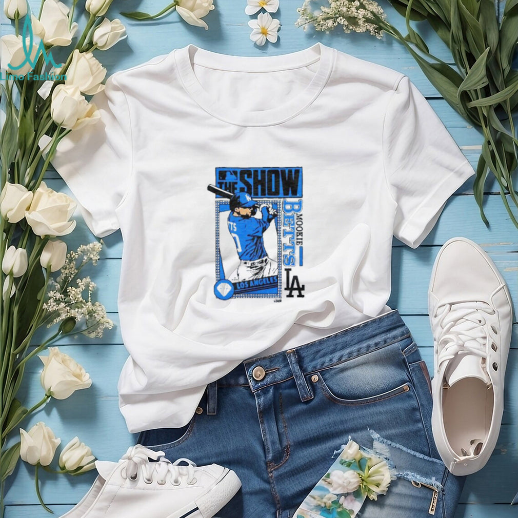 Mookie Betts Los Angeles Dodgers “The Show” White Graphic T Shirt