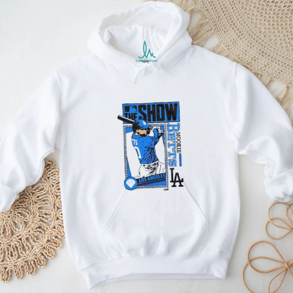 Mookie Betts Los Angeles Dodgers “The Show” White Graphic T Shirt