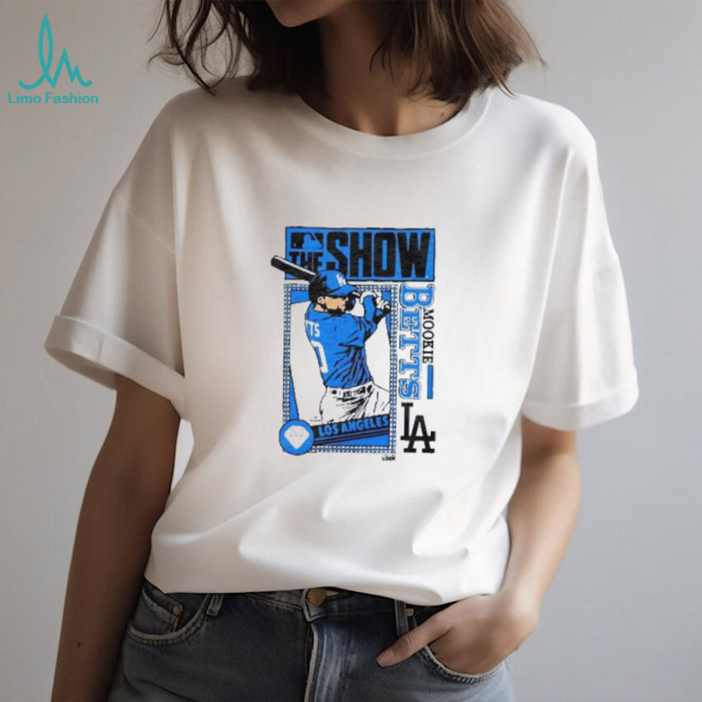 Mookie Betts Los Angeles Dodgers “The Show” White Graphic T Shirt