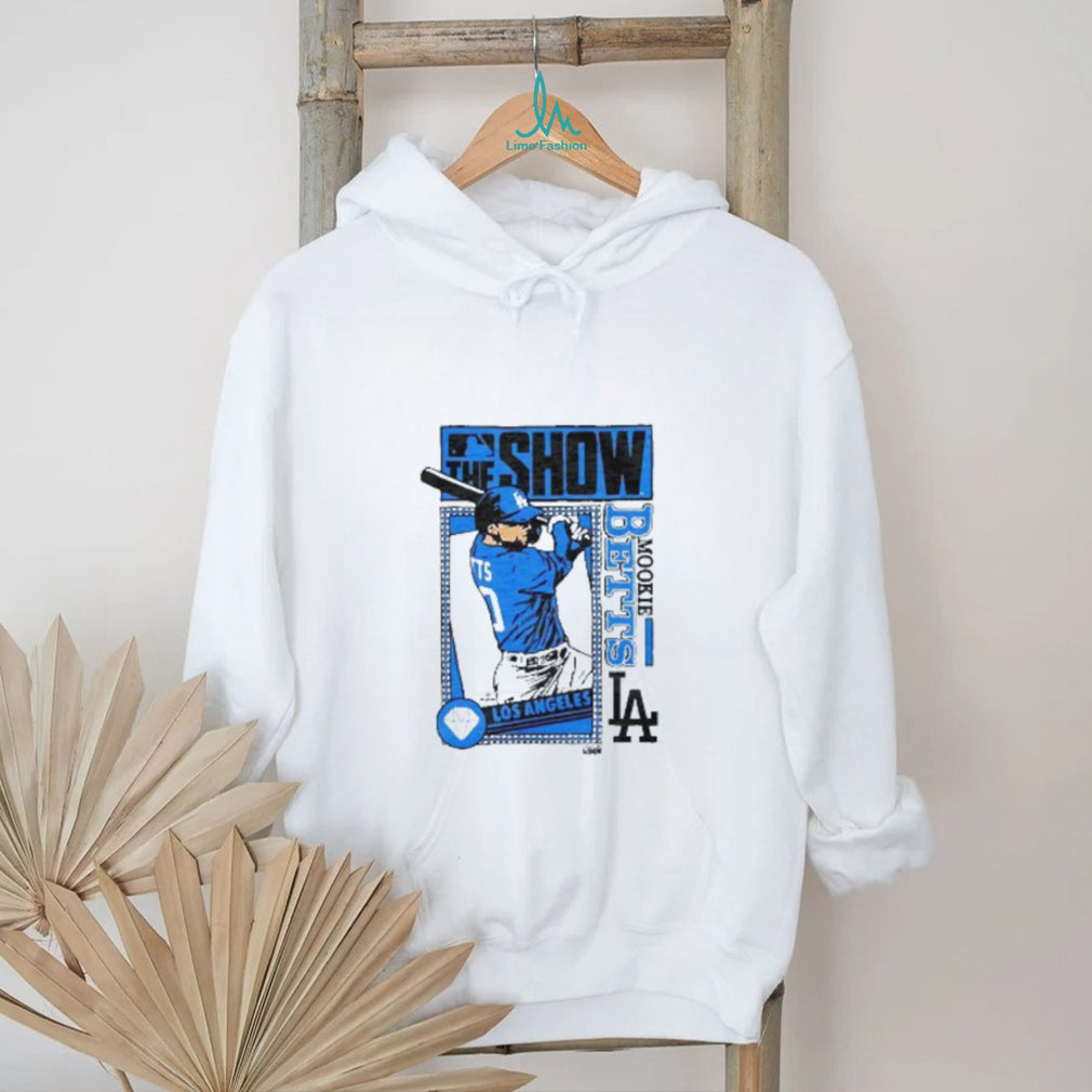 Mookie Betts Los Angeles Dodgers “The Show” White Graphic T Shirt