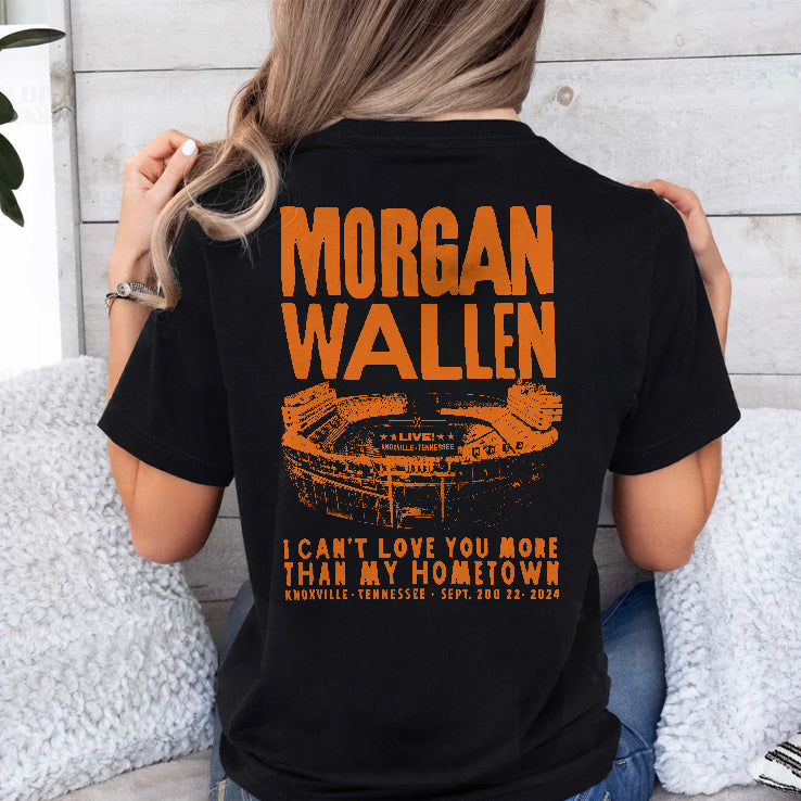 Morgan Wallen Knoxville-Themed At Neyland Stadium Concerts 2024 Shirt