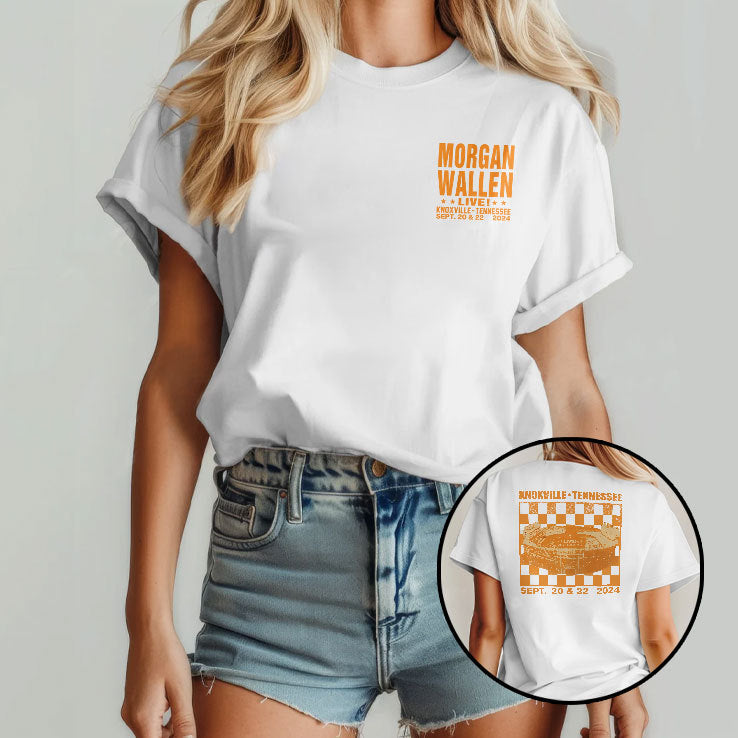 Morgan Wallen Neyland Knoxville Tennessee T Shirt