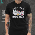 Mount Rushmore Party Like A Rock Star USA 250th Anniversary T Shirt