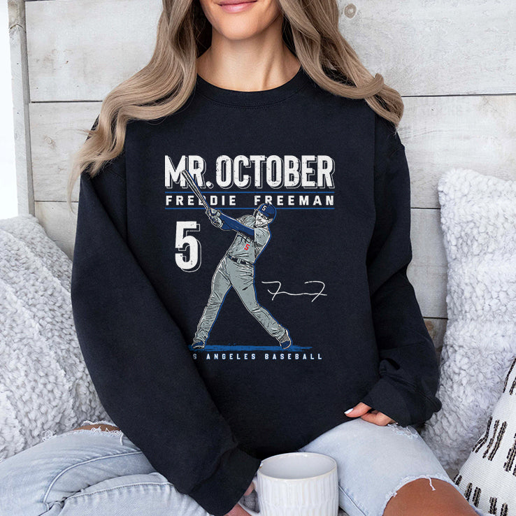 Mr. October Freddie Freeman Los Angeles Dodgers T Shirt