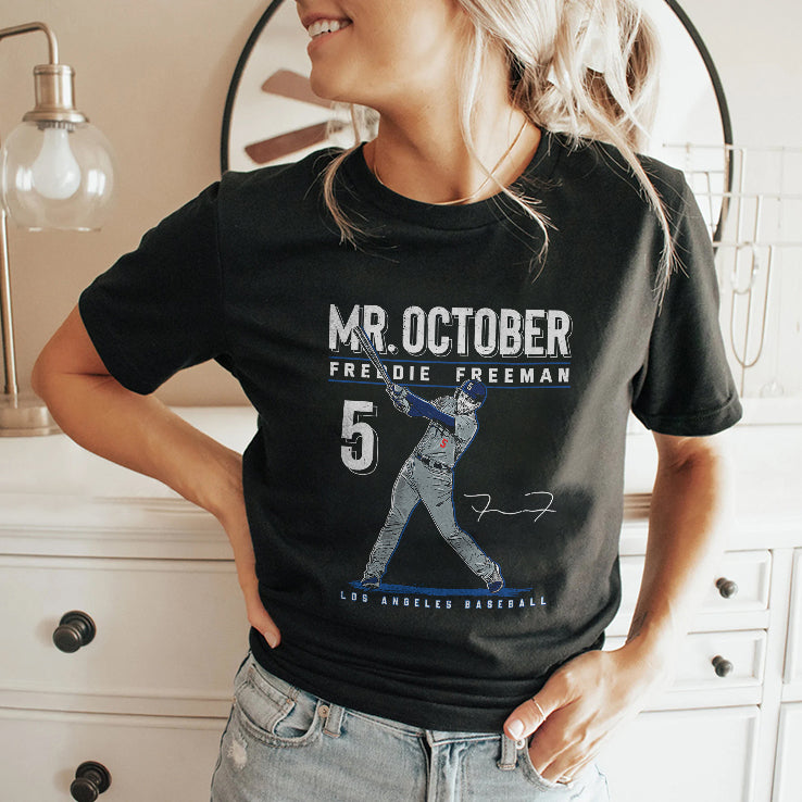 Mr. October Freddie Freeman Los Angeles Dodgers T Shirt