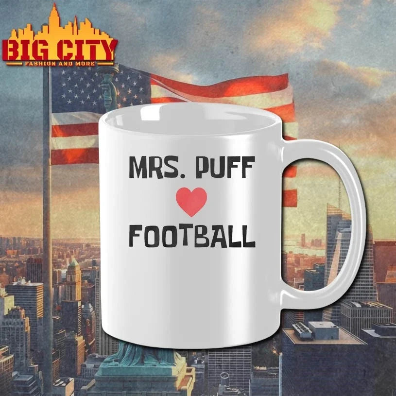 Mrs Puff Love Football t-shirt