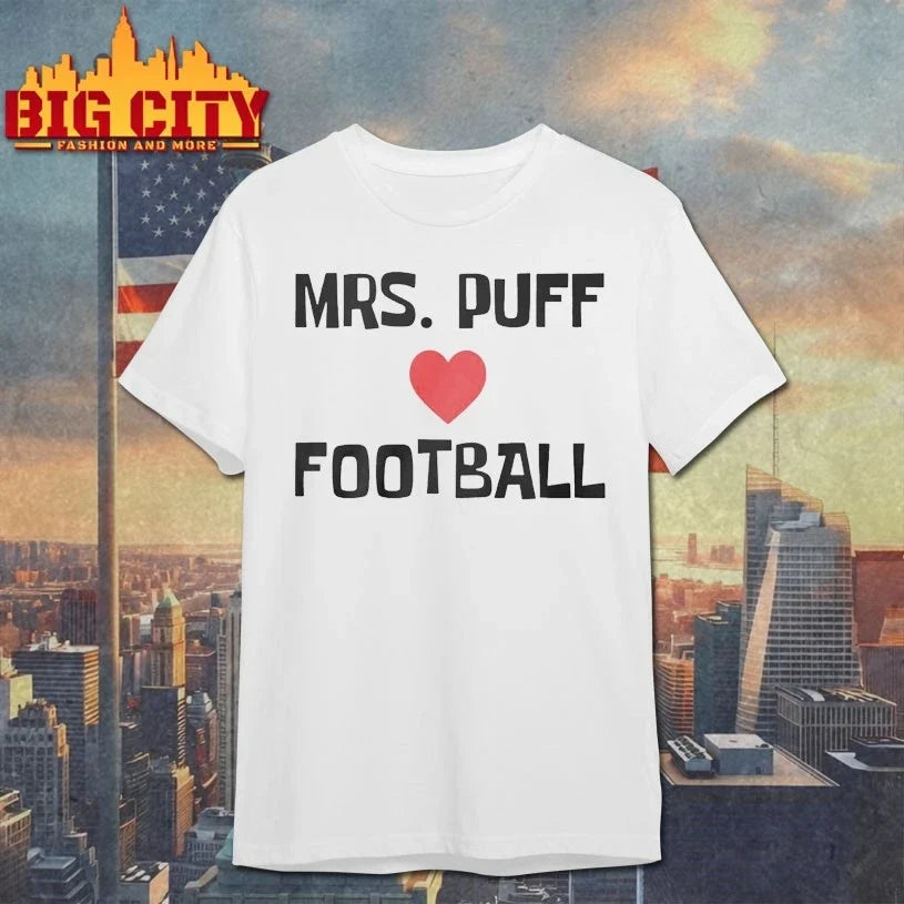 Mrs Puff Love Football t-shirt