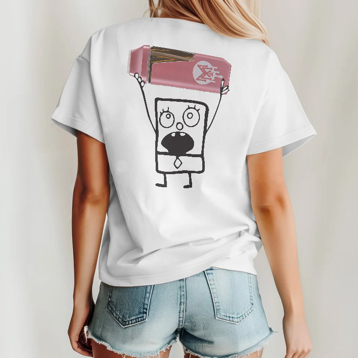 Muha Pink Doodlebob T Shirt