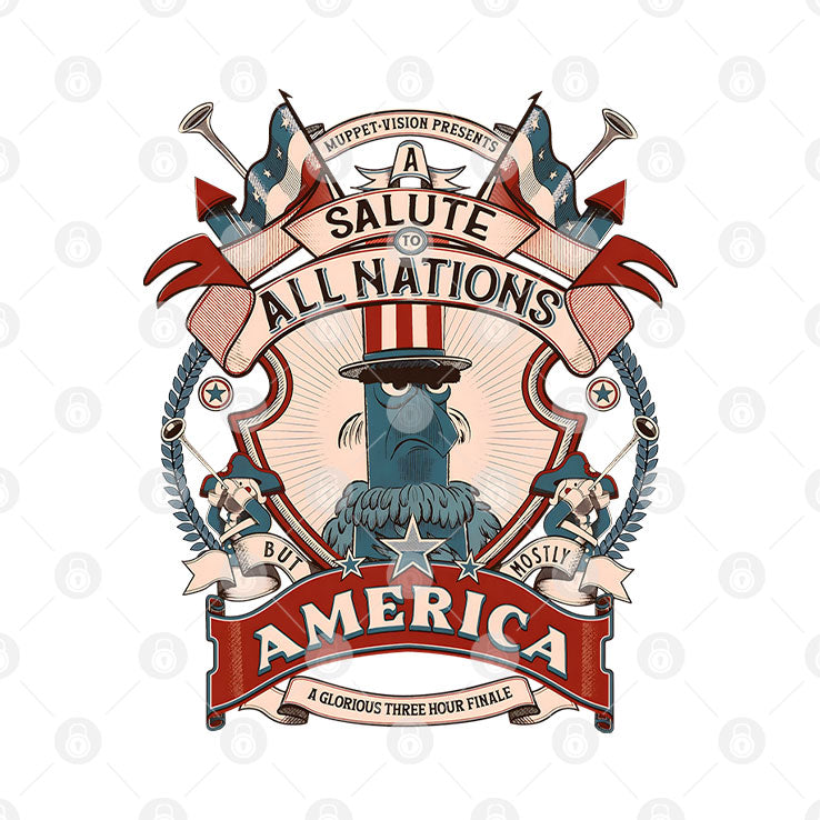 Muppet-Vision Presents A Salute To All Nations But Mostly America Shirt