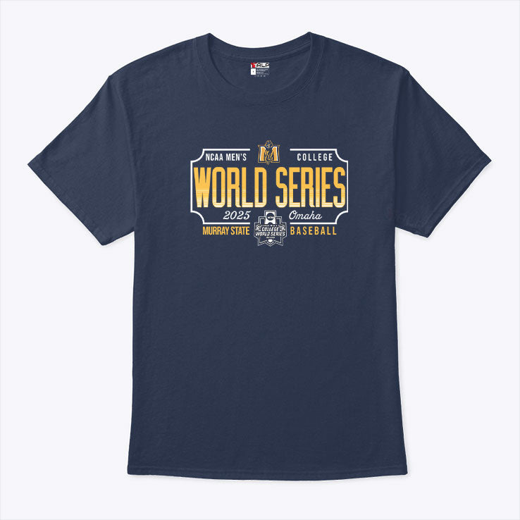 Murray State Racers NCAA Men’s 2025 College World Series Baseball T Shirt