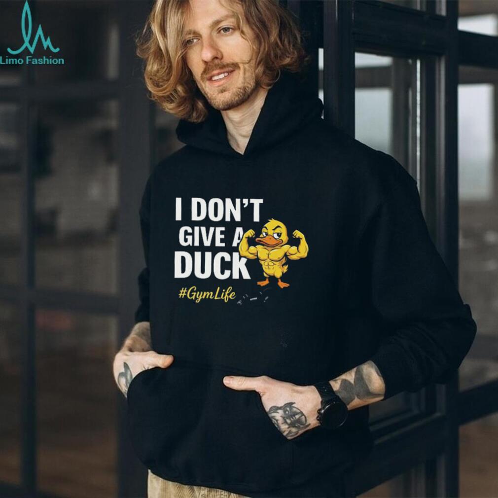 Muscle Duck “I Don’t Give A Duck” #GymLife Funny Fitness T Shirt