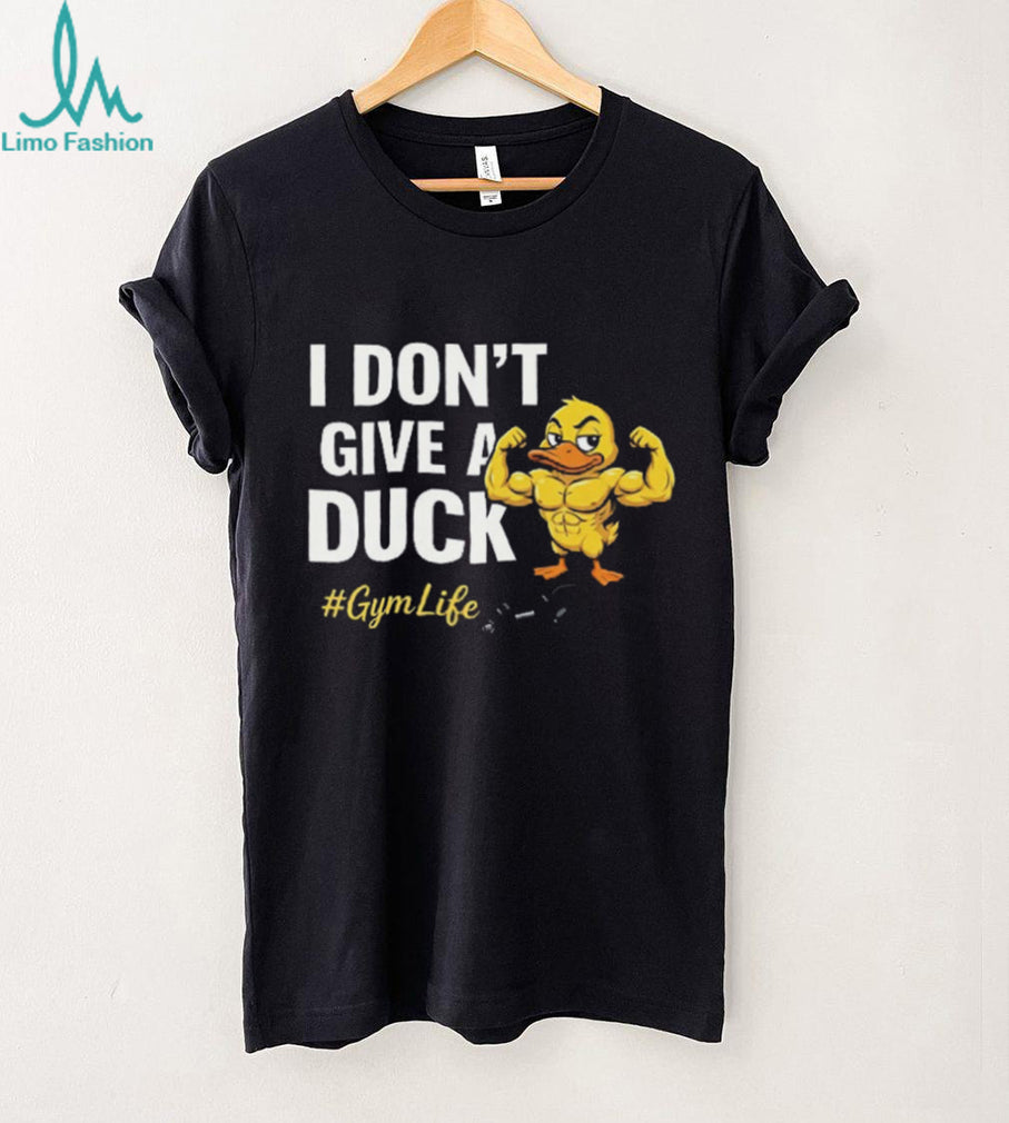 Muscle Duck “I Don’t Give A Duck” #GymLife Funny Fitness T Shirt
