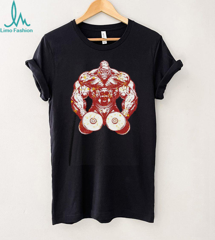 Muscles in Progress Angry Panda Lifting T Shirt