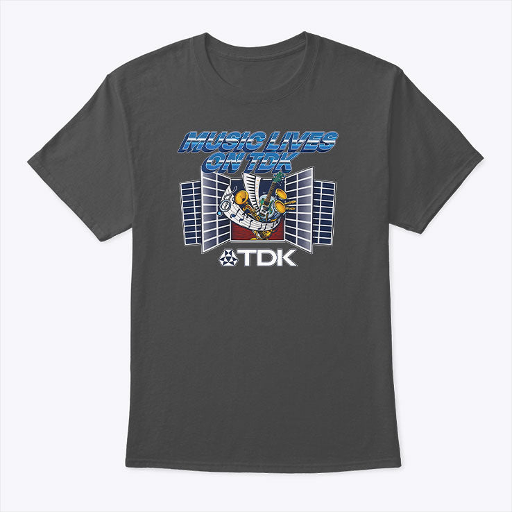Music Lives On TDK T Shirt