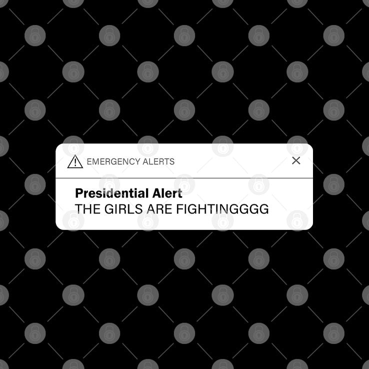 Musk Trump Presidential Alert The Girls Are Fighting T Shirt