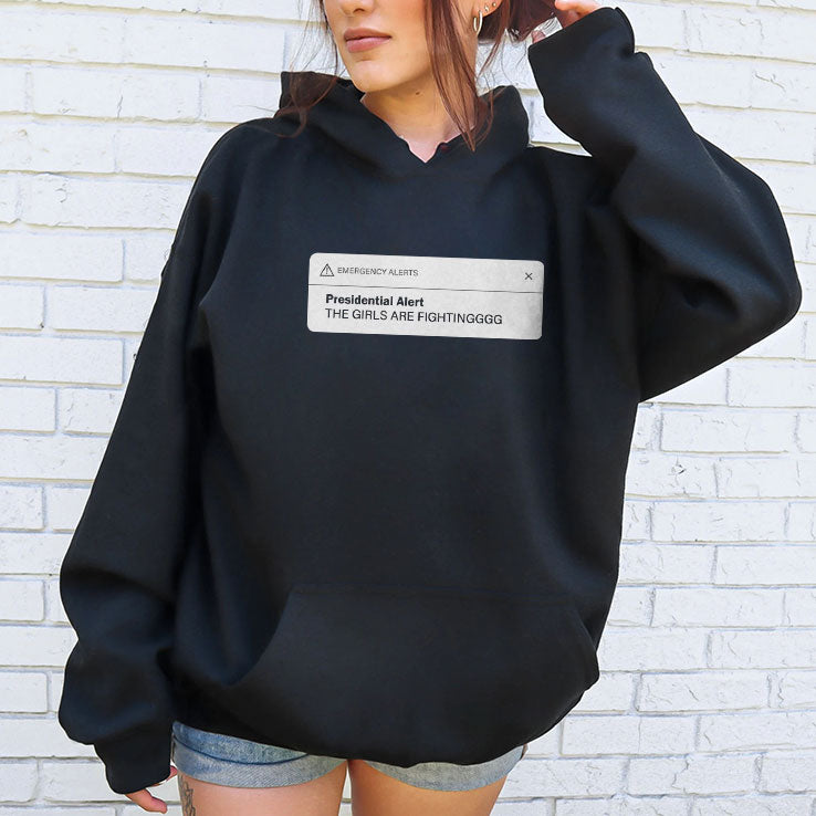 Musk Trump Presidential Alert The Girls Are Fighting T Shirt
