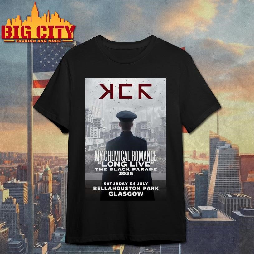 My Chemical Romance The Black Parade 2026 in Glasgow, UK July 04 Poster Shirt