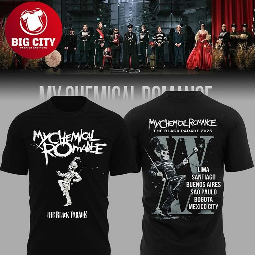 My Chemical Romance Tour 2026 Latin America Two Sided Shirt