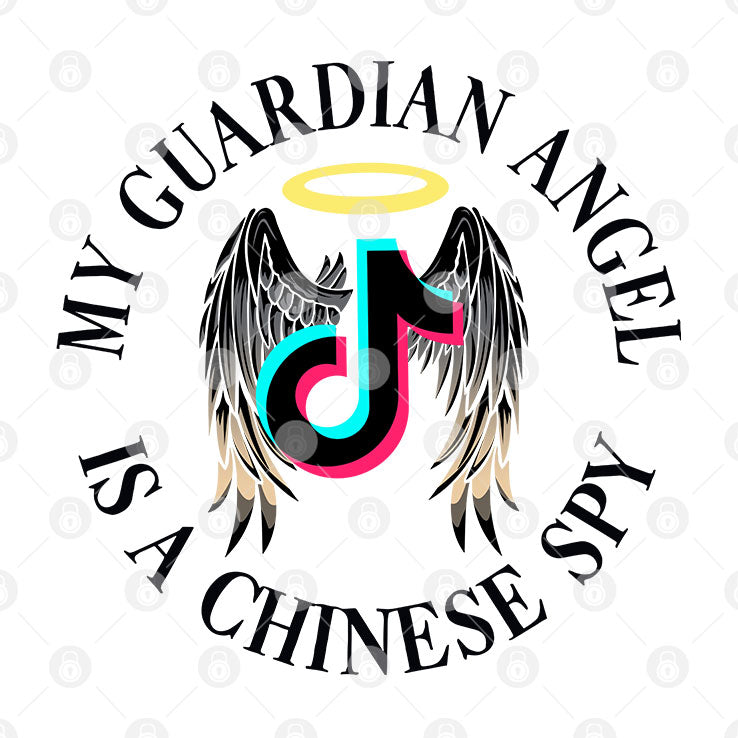 My Guardian Angel Is A Chinese Spy Tiktok T Shirt
