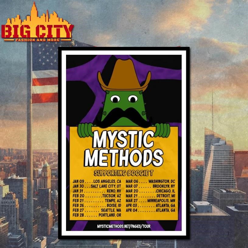 Mystic Methods Supporting Boogie T Poster Shirt