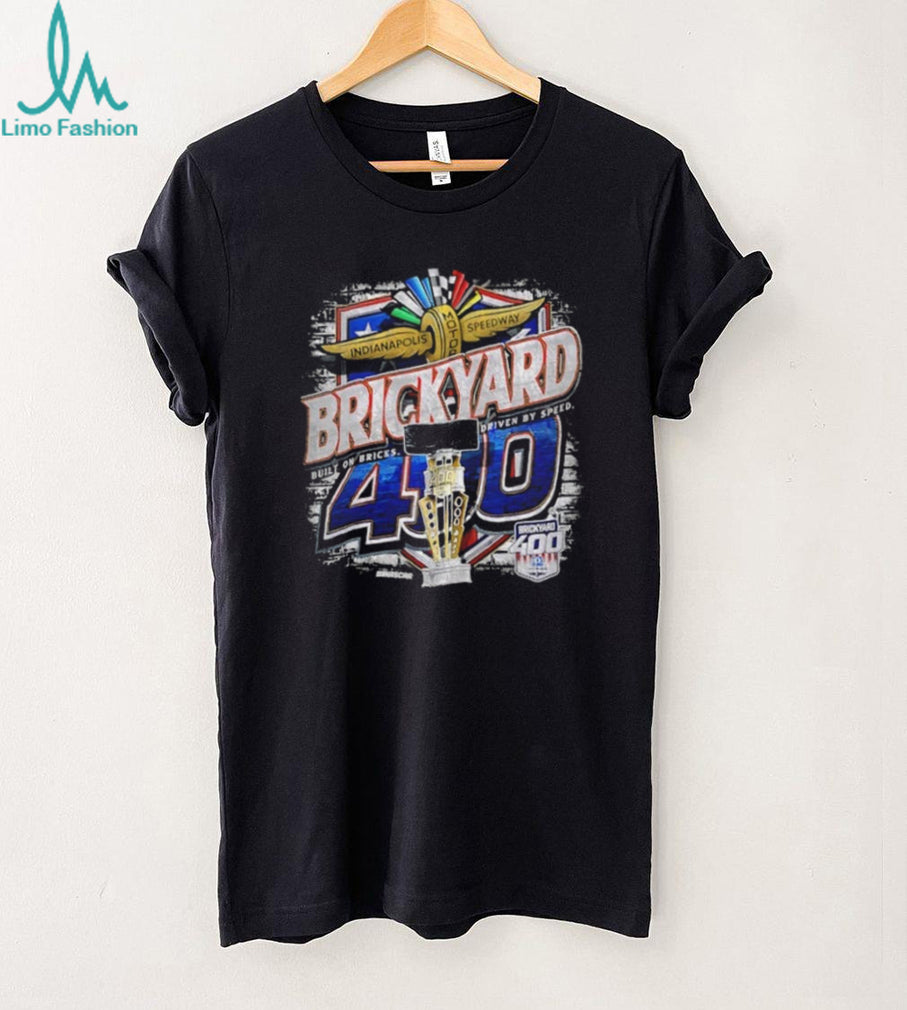 NASCAR Brickyard 400 Built On Bricks Driven By Speed shirt