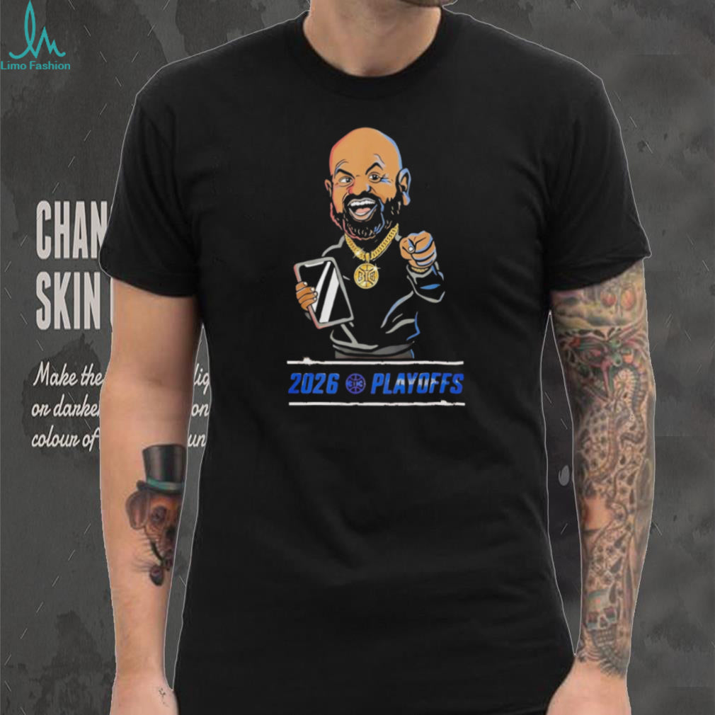 NBA Playoffs 2026 Cartoon CoachFan Celebration T Shirt